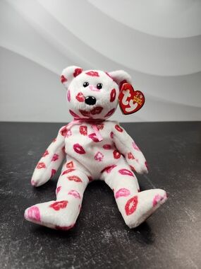 💋 Ty Beanie Baby Smooch the Bear — 2000 — With Tag
